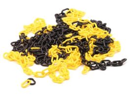 Łańcuch żółto-czarny - 10m