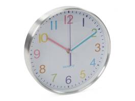 Aluminiowy zegar ścienny do dziecięcego pokoju z DCF - Ø 25cm
